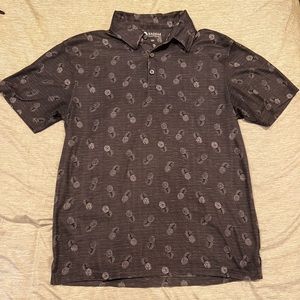 Haggar pineapple polo
